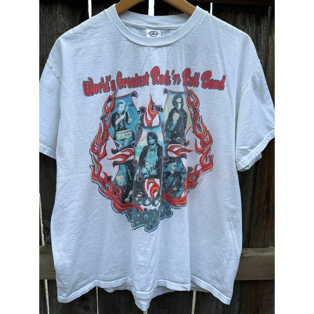 Y2K 2004 Aerosmith Worlds Greatest Band T-shirt Large